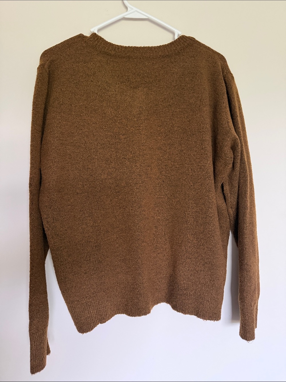 Brown Women's Button-Front Sweater Cardigan - Picture 3 of 3